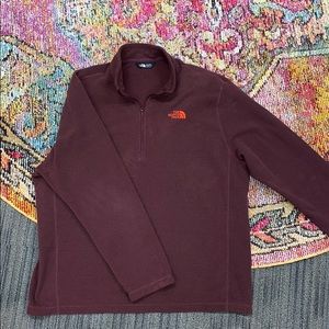 Pre-loved The North Face fleece 1/4 zip sweatshirt